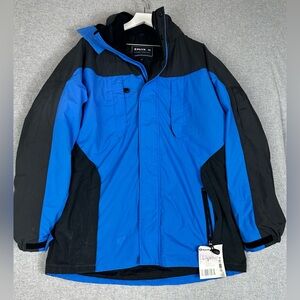 Vintage Splitrail Xtreme Outdoors Jacket Mens Large Tall Hooded Down‎ Ski 00s